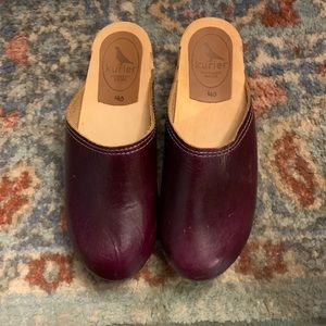 Kurier Handmade Purple Clogs 40/9 VGUC Barely Worn! BFF style on the Low base.